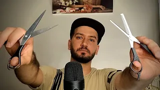 💈ASMR💈✄ Ultra Fast RAW Barbershop Sounds - ASMR Ultra Fast Haircut (NO TALKING)