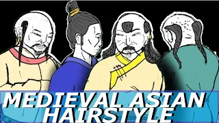 Medieval Mongolian and Asian hairstyles, 1000-1400