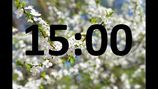 SPRING countdown TIMER. 15 MINUTES.