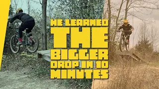 Learning the BIGGER MTB Drops in 10 minutes at Lebanon Bike Park