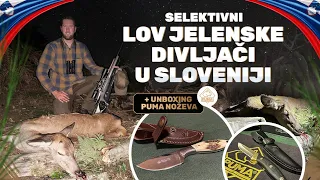 Selektivni Lov Jelenske divljači u Sloveniji| Unboxing PUMA knives| Managment Red Deer hunting E213