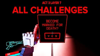 Ultrakill Act 3 Layer 7 ALL CHALLENGES