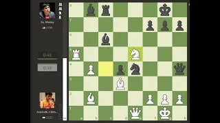 So, Wesley Vs  Aravindh, Chithambaram: World Rapid Team Championship 2023 Round 2