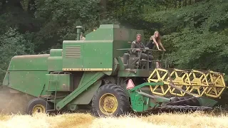 John Deere combine harvester