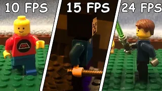 Animating with Different Frame Rates | Lego Stop Motion