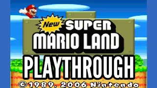 New Super Mario Land: Playthrough - DS GRAPHICS ON THE SNES!