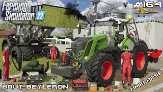 LEVLEING & COMPACTING MAIZE CHAFF | Animals on Haut-Beyleron | Farming Simulator 22 | Episode 164