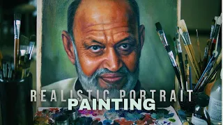 EASY Realistic Portrait Painting HACKS, anyone with a creative flair can do it! #artvlog