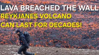 Lava Breached the Wall! New eruption poses the threat to the town! Walls are raised! 28.04.24