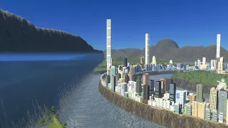 Circular City Destroyed | Cities Skylines Tsunami #135