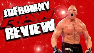 WWE Raw Review 8/11/14 | #WWE Summerslam Go Home Show | Brock Lesnar Crashes Hogan's Birthday Bash