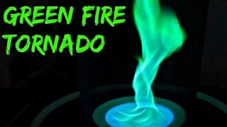 Green Fire Tornado - Science Experiment