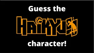 Guess The Haikyu!! Character From Their Eyes!