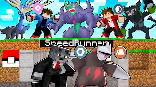 MINECRAFT PIXELMON MANHUNT até LEVEL 100 com POKEMON INICIAL MONOTYPE (1 SPEEDRUNNER vs 2 CAÇADORES)