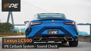 Lexus LC500 – iPE Catback System (Sound Check)
