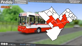 PEDIDO!! PONTEVEDRA - ISIDRO CASANOVA | Mapa Proyecto Provincia | Simulación OMSI 2 - Línea 96