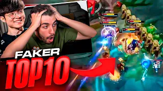 ¡las MEJORES JUGADAS de FAKER! TOP 10 | Werlyb