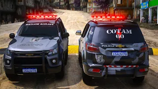 TROCA DE T1ROS - COTAM COMANDO TÁTICO MOTORIZADO PMCE | GTA 5 POLICIAL