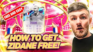 How to get 99 COVER STAR ZIDANE FREE *easiest way to craft SBC's for FREE in FIFA 23*