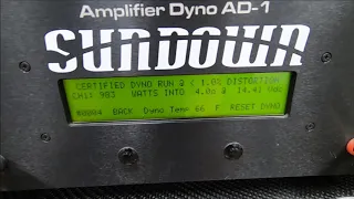 Sundown SFB-2000d Amplifier Dyno Test  *Amp Test Tuesday*