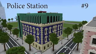 Let's Build A City: Ep 9: Police Station |  Minecraft Speed Build