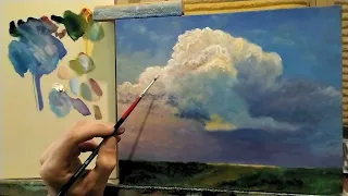 Как рисовать молнию|как легко и быстро нарисовать грозовые облака