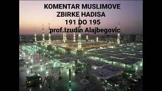 191 do 195 KOMENTAR MUSLIMOVE ZBIRKE HADISA        prof.Izudin Alajbegovic