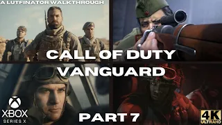 Call of Duty Vanguard Campaign Walkthrough Gameplay Part 7 | Xbox Series X | 4K | THE RATS OF TOBRUK