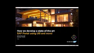 How we develop a state-of-the-art SAP portal using UI5 and more! | SAP Community Call