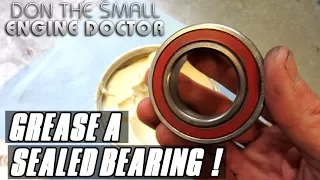 HOW-TO Grease A Sealed Bearing