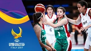 Egypt v Mexico - Full Game - Classification 9-16 - FIBA U19 Women's Basketball World Cup 2017