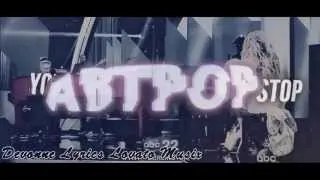 Lady Gaga - ArtPop (Ft Elton John) [VIDEO / LYRICS] ᴴᴰ