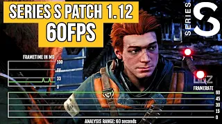 Star Wars Jedi: Fallen Order - Series S 60FPS Frame Rate Test + Performance (Patch 1.12)
