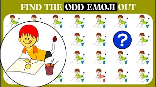 HOW GOOD ARE YOUR EYES 18 | Find The Odd Emoji Out | Emoji Puzzle Quiz