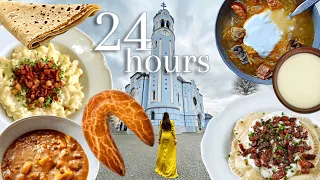 Eating Only SLOVAK Food in Bratislava for 24 Hours 🧀🍞