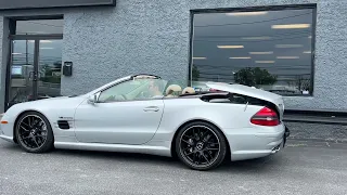 Sl55 Top operation and rollbar video