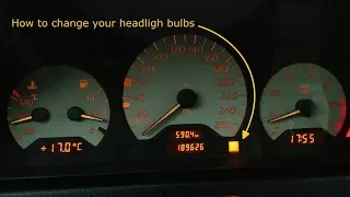 How to change all of your headlight bulbs (Mercedes W202)