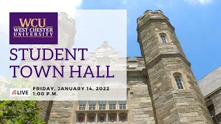 WCU Student Town Hall – January 14, 2022