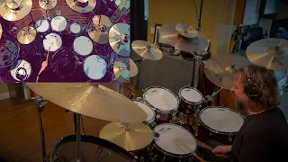 Marco Minnemann improvising a drum take for a new composition