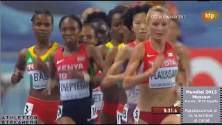 10000 Femenino mundial atletismo Moscow 2013 (Retransmisión España RTVE)