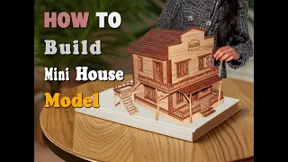 Building a Miniature Saloon! Unbelievable DIY Western Project