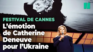 Festival de Cannes: Catherine Deneuve s’adresse à l’Ukraine aux côtés de sa fille Chiara Mastroianni