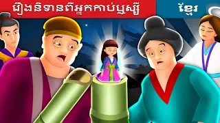 រឿងនិទានពីអ្នកកាប់ឬស្សី | Tale of the Bamboo Cutter in Khmer | Khmer Fairy Tales