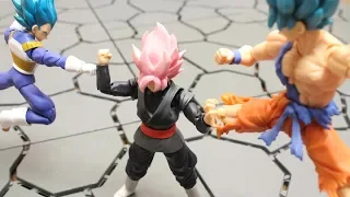 DRAGON BALL STOP MOTION SON GOKU VS GOKU BLACK OF ANOTHER WORLD