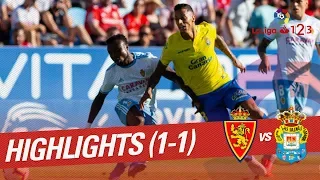 Highlights Real Zaragoza vs UD Las Palmas  (1-1)