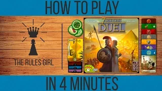 How to Play 7 Wonders Duel in 4 Minutes - The Rules Girl