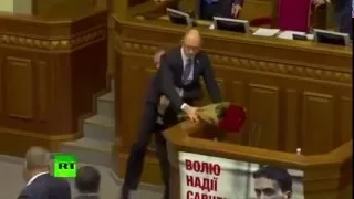 Ukranian Fight in Parliment vs Limp Bizkit