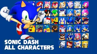 Sonic Dash - All Characters Unlocked and Fully Upgraded - Sonic - Run Gameplay #4