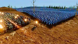 10,000 SPECIAL FORCES & 400,000 HEAVY KNIGHTS vs 1,500,000 ZOMBIES  Epic Battle Simulator 2 UEBS 2