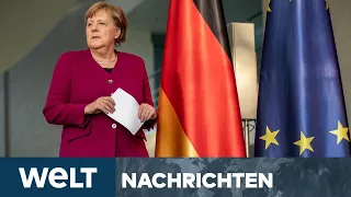 ZANK UM CORONA-STRATEGIE: Kanzlerin Merkel tritt hart auf die Bremse